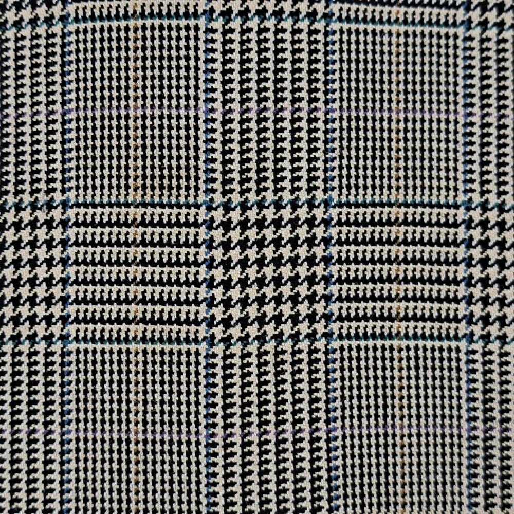 Lauren Ralph Lauren Mens 44R Silk Wool Blend Glen Plaid Blazer Sport Coat Beige